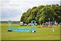 SJ9625 : Stafford Horse Trials: showjumping arena by Jonathan Hutchins