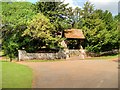 TF6928 : Lych Gate, Sandringham Church by David Dixon