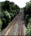 SN0120 : West Wales Line points east of Clarbeston Road railway station by Jaggery