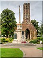 TF6219 : King's Lynn War Memorial and Greyfriars Tower by David Dixon