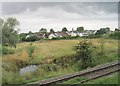 ST4487 : View from a Bristol-Cardiff train - Undy by Nigel Thompson