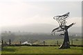 NC8803 : Giant Eagle Sculpture near Brora by Andrew Tryon