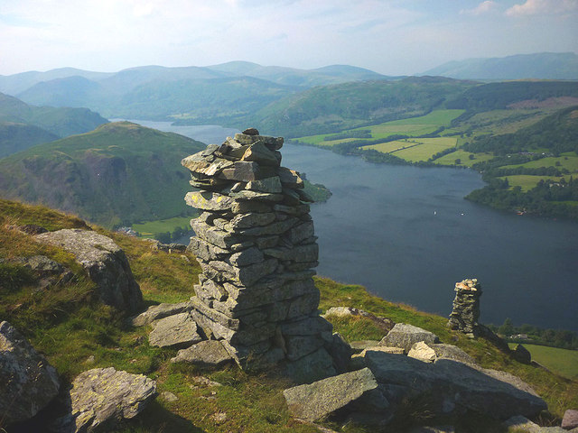 Stone pillars at Bonscale Tower