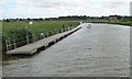 TM4796 : Somerleyton swingbridge and viaduct by Christine Johnstone