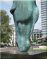 TQ2780 : 'Horse at Water', a bronze sculpture at Marble Arch, London W1 by Robin Stott