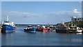 NU2232 : Boats in Seahouses Harbour by Graham Robson