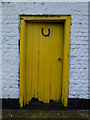 TF3304 : Thatched cottage at Knarr Farm, Thorney Toll - The back door by Richard Humphrey