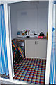 SX9262 : Inside a new beach hut by Richard Dorrell