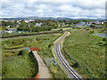 Q8213 : Tralee Bay Wetlands  and light railway by Oliver Dixon