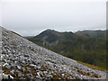 NN1667 : Scree slope, Sgùrr a' Mhàim ('peak of the breast') by Alan O'Dowd