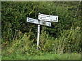 TM1165 : Roadsign on Brockford Road by Geographer