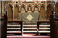 TL5448 : Holy Trinity, Hildersham - Sanctuary by John Salmon