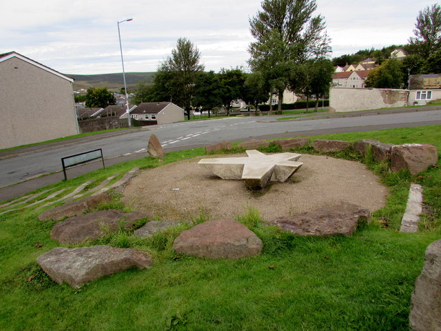 Unnamed public artwork,  Upper Woodland Street, Blaenavon