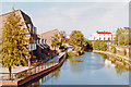 TQ3583 : London (Tower Hamlets), 1989: Regents Canal near Mile End by Ben Brooksbank