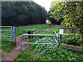 SK6460 : The start of the Southwell trail at Bilsthorpe by Steve  Fareham