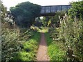 SK6458 : Steel plate girder bridge over the Southwell Trail by Steve  Fareham