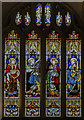 ST7564 : Stained glass window, Bath Abbey by Julian P Guffogg