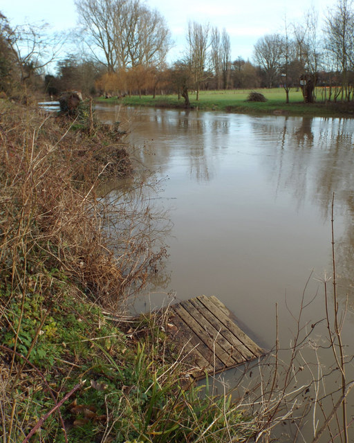 River Avon by Emscote Gardens, Warwick 2015, January 14, 12:11