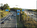 TL1103 : Slip road at M1/M25 junction, near St Albans by Malc McDonald