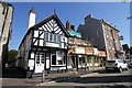 SJ1258 : Buildings in St Peter's Square, Ruthin by Jeff Buck