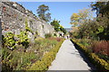 SJ1258 : Castle Wall and Garden, Ruthin by Jeff Buck