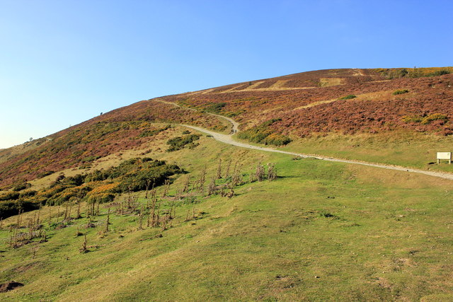 Offa's Dyke Path at Bwlch Penbarras