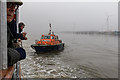 TQ6574 : Pilot Boat on the River Thames, Gravesend, Kent by Christine Matthews