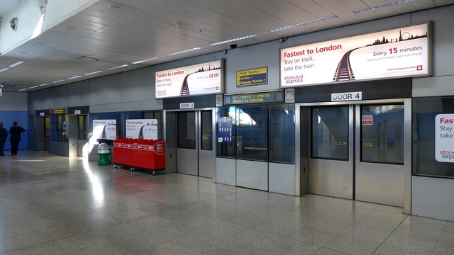 Stansted Airport - monorail station