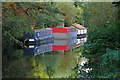 TQ0461 : Houseboats, Basingstoke Canal by Alan Hunt