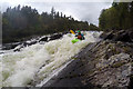 NN7459 : Running the last rapid on the Upper Tummel by Andy Waddington