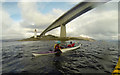 NG7426 : Contact tow beneath the Skye Bridge by Andy Waddington