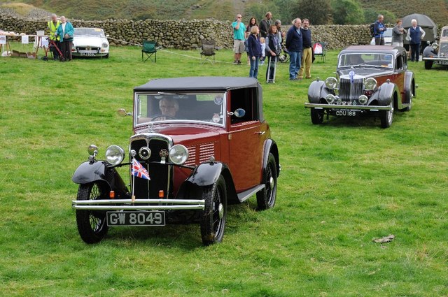 Vintage car parade, Wasdale Head Show