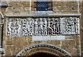 SK9771 : Lincoln Cathedral West Front Romanesque Frieze by Mat Fascione