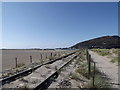 SH6214 : Railway line from Morfa Mawddach station towards Barmouth bridge by I Love Colour