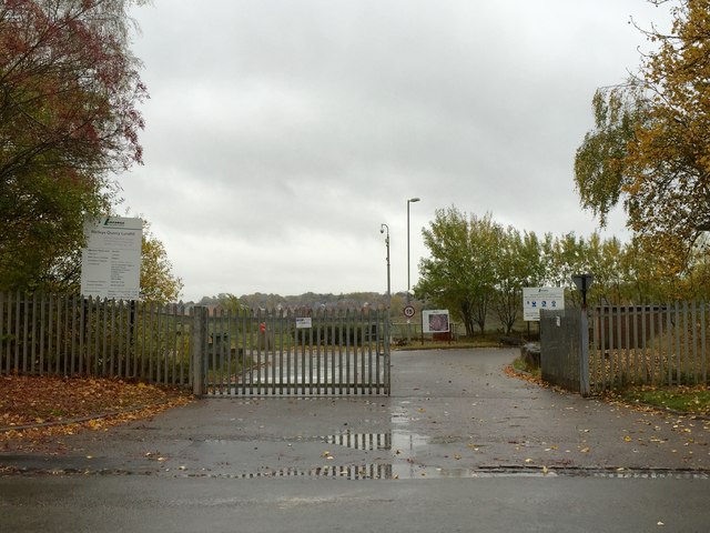 Entrance to Walleys Quarry Landfill