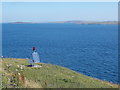 ND3792 : Flotta: beacon on Stanger Head by Chris Downer