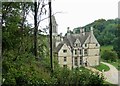 SO8001 : Woodchester Mansion from the higher track by Rob Farrow