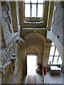 SO8001 : Woodchester Mansion - Looking down at the entrance by Rob Farrow