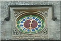 SO8001 : Woodchester Mansion - Clock face in internal courtyard by Rob Farrow