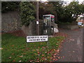 SJ2207 : Oldford Rise grey phonebox, Welshpool by Jaggery