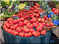 TQ3280 : Fruit and Vegetable Stall, Borough Market, London SE1 by Christine Matthews