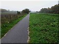 SK9572 : Bridleway to Lincoln by Steve  Fareham