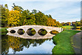 TQ0959 : Five Arch Bridge, Painshill Park by Ian Capper