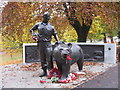 NT2573 : Wojtek in Princes Street Gardens by M J Richardson