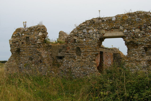 Eastbridge chapel from the north-west