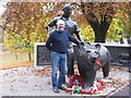 NT2573 : Wojtek in Princes Street Gardens by M J Richardson