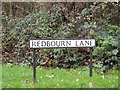 TL1313 : Redbourn Lane sign by Geographer