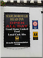 TM0533 : Marlborough Head Inn Public House sign by Geographer