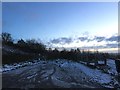 SJ8147 : Alsagers Bank: dawn at the dead end of High Lane by Jonathan Hutchins