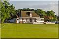 TQ2450 : Reigate Priory Cricket Pavilion by Ian Capper